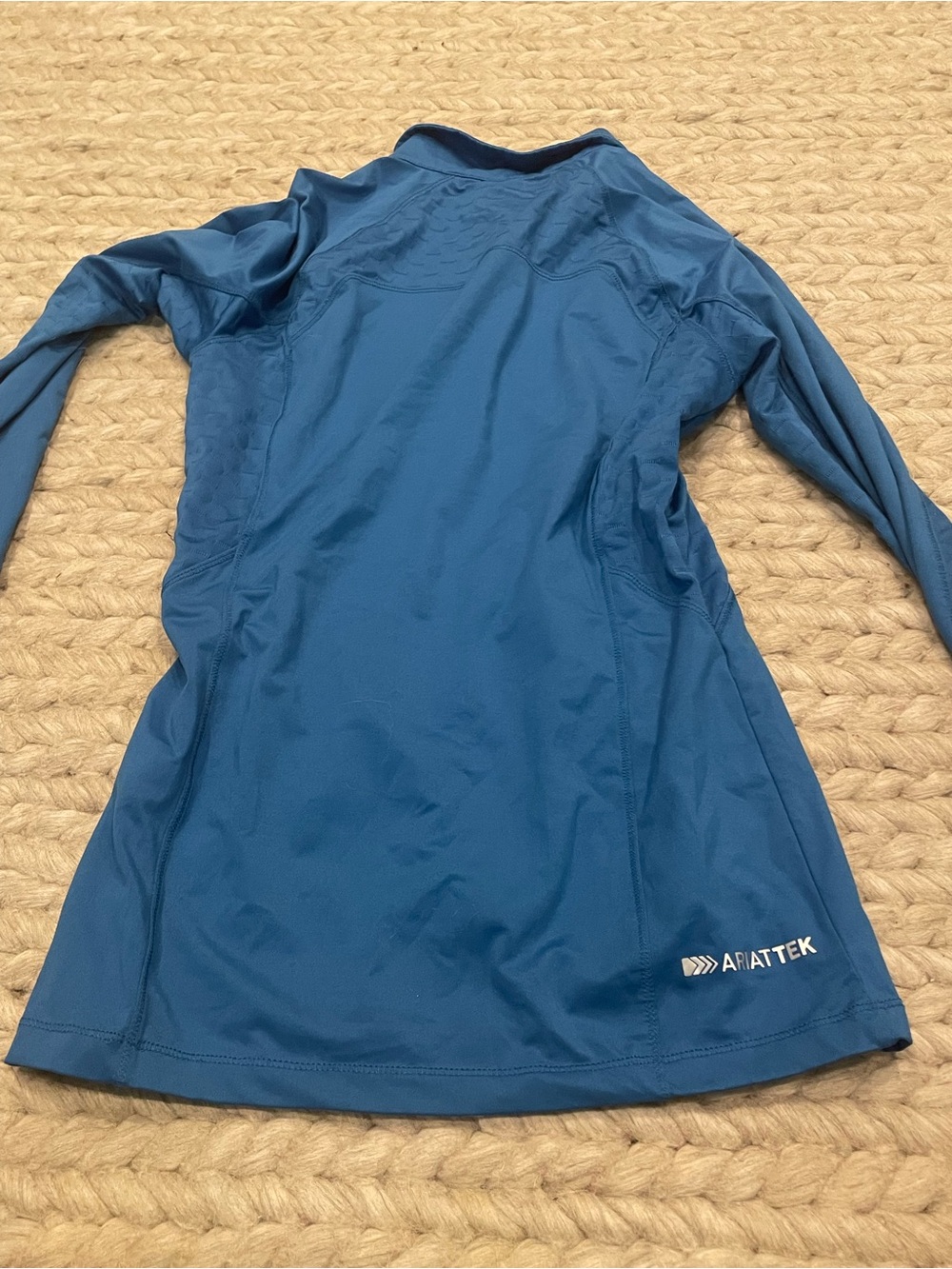 Blue Ariat Long Sleeve Athletic Top